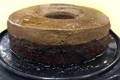 Receita de Bolo pudim de chocolate da Vovô