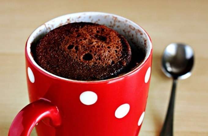 Receita de Bolos de caneca de Chocolate Cremoso