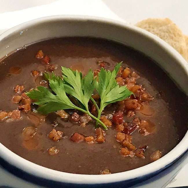 Receita de Caldinho de Feijão com Bacon