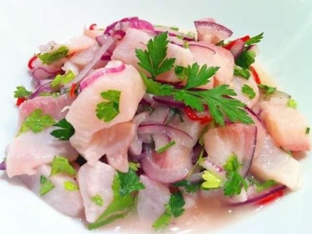 Receita de Ceviche de Salmão e Tilápia