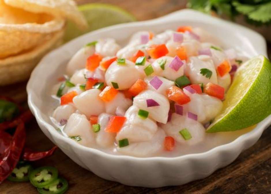 Receita de Ceviche de peixe branco