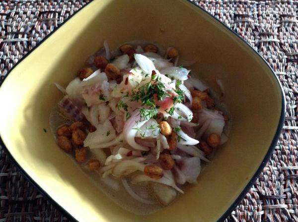 Receita de Ceviche de tilápia no Potinho
