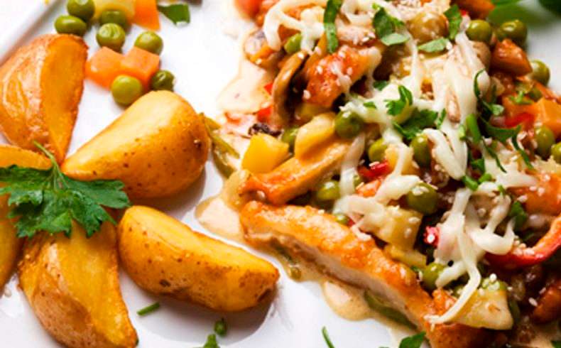 Receita de Filé de frango à napolitano