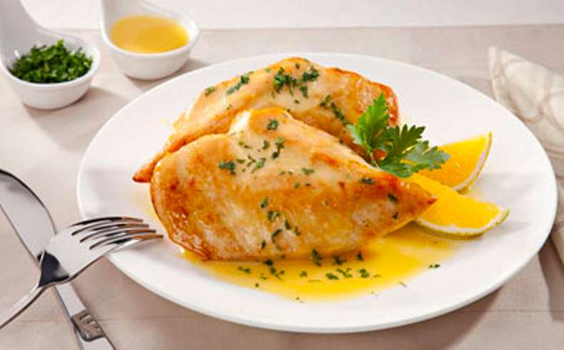 Receita de Filé de frango ao molho cremoso de laranja