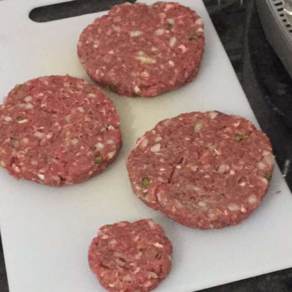 Receita de Hambúrguer caseiro 