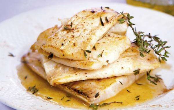 Receita de Linguado grelhado com molho de manteiga