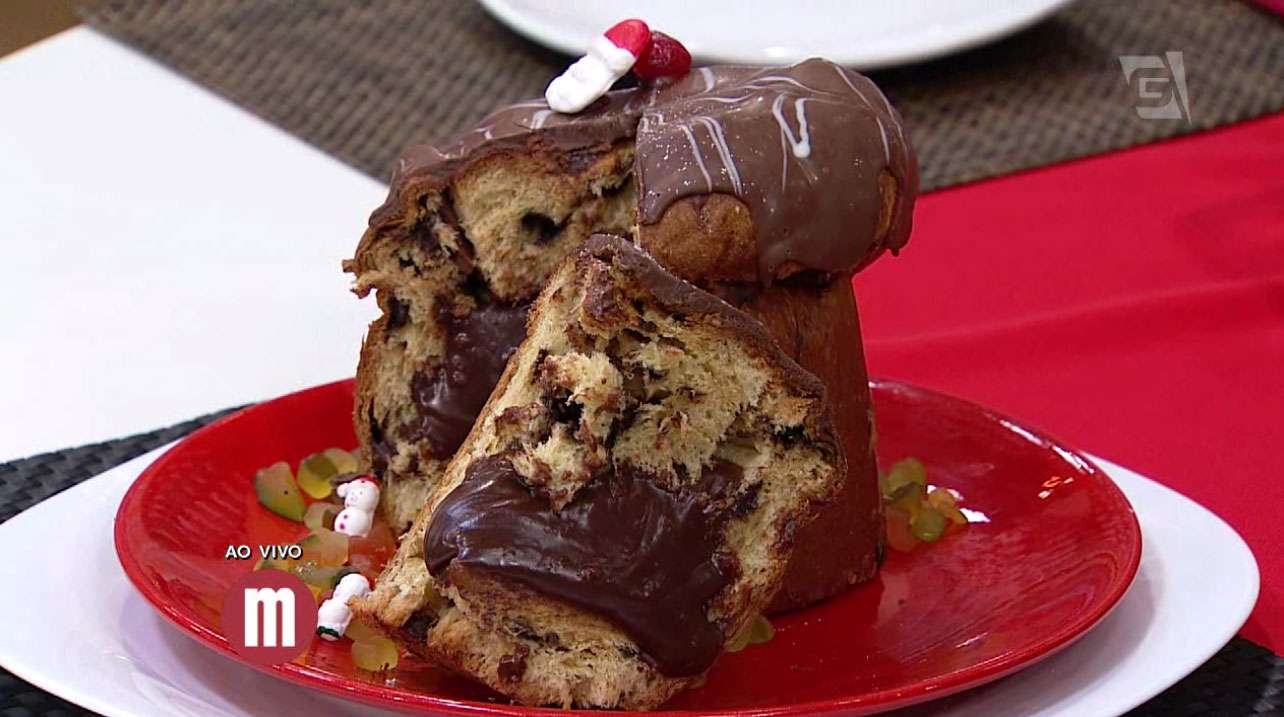 Receita de Panetone trufado da Minha Tia