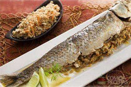 Receita de Peixe recheado com atum
