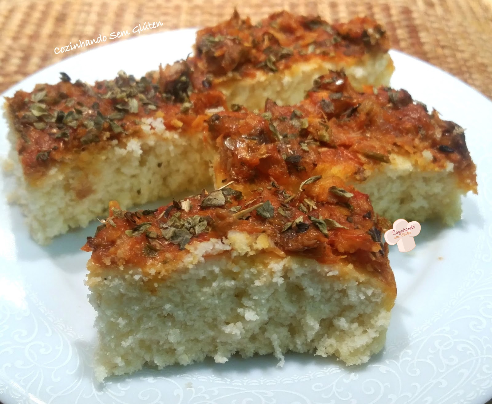 Receita de Pizza de sardinha sem Glúten