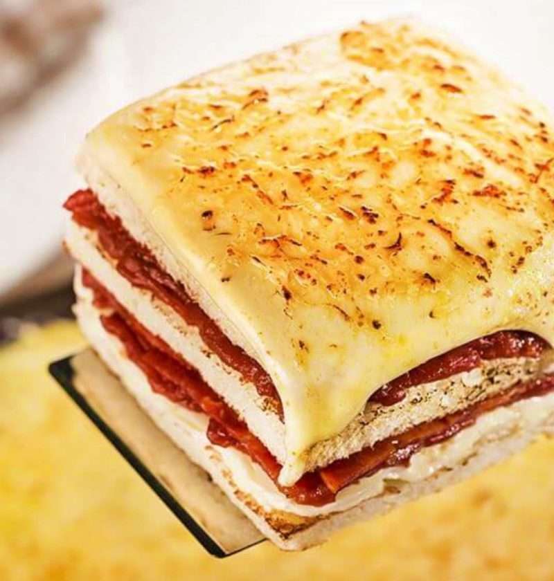 Receita de Sanduíche de forno Crocante