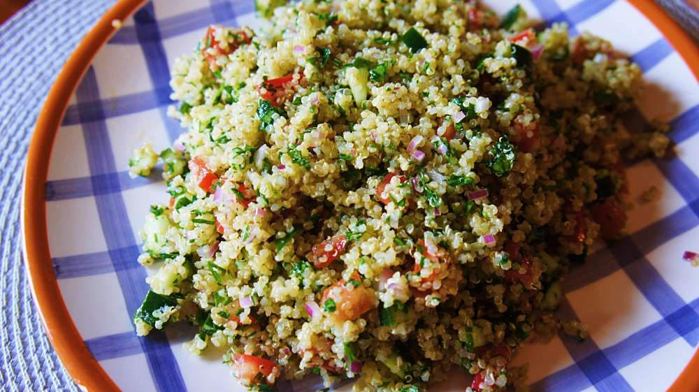 Receita de Tabule da Minha Mãe Salada Árabe