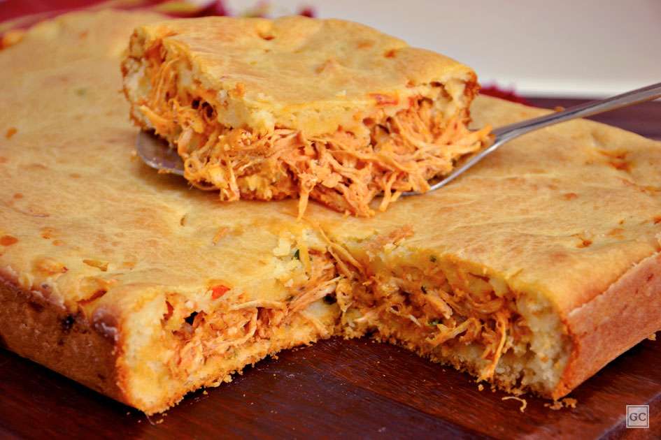 Receita de Torta de Frango de Liquidificador Saborosa