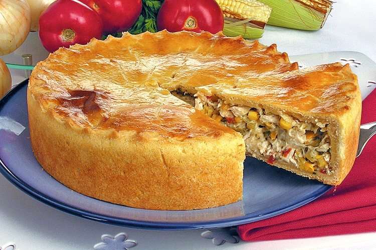 Receita de Torta de frango Na Cozinha