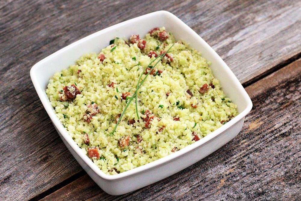 Receita de arroz de couve-flor Leve e Saboroso