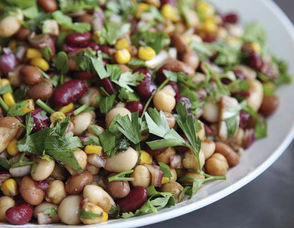 Receita de salada de feijão fradinho com milho