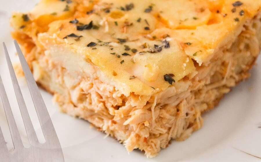 Receita de torta de frango com requeijão