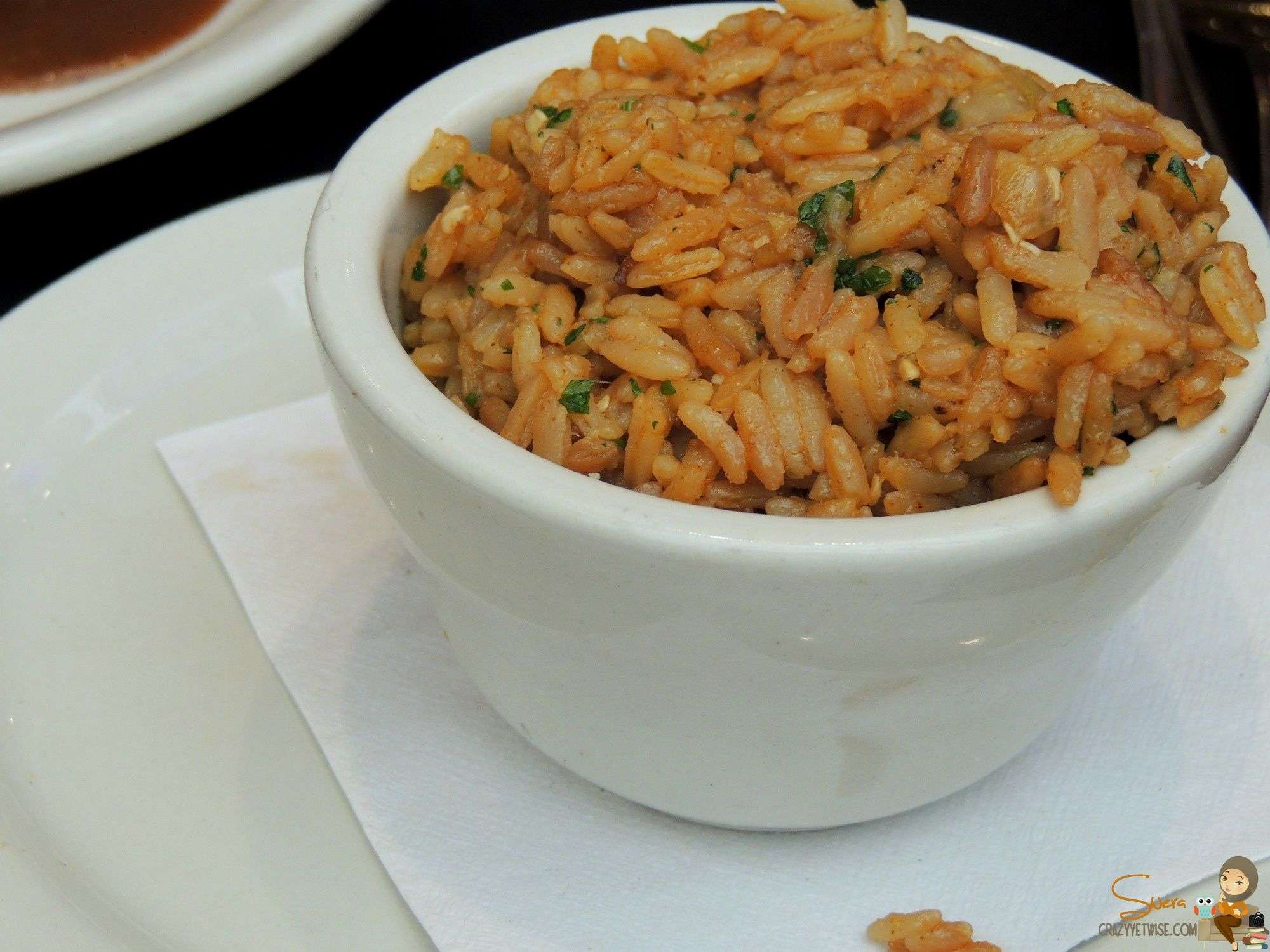 Receita de Arroz temperado com calabresa e batata palha