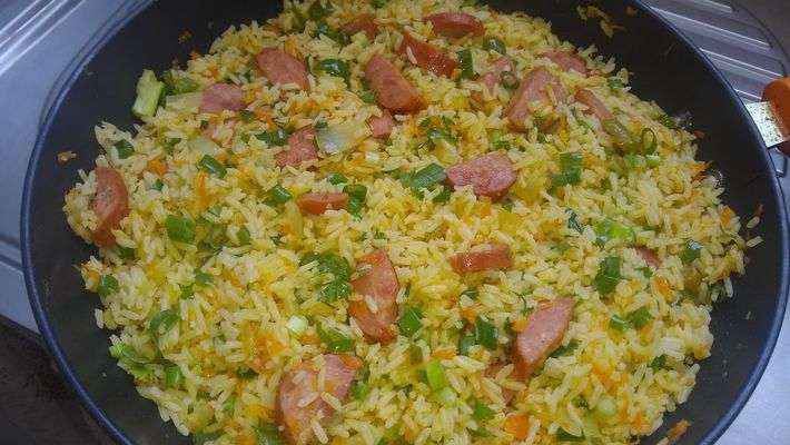 Receita de Arroz temperado da Vovô