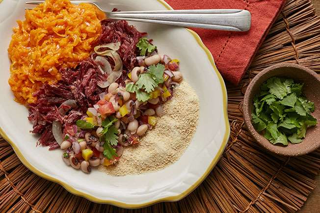 Receita de Carne seca acebolada com manteiga de garrafa