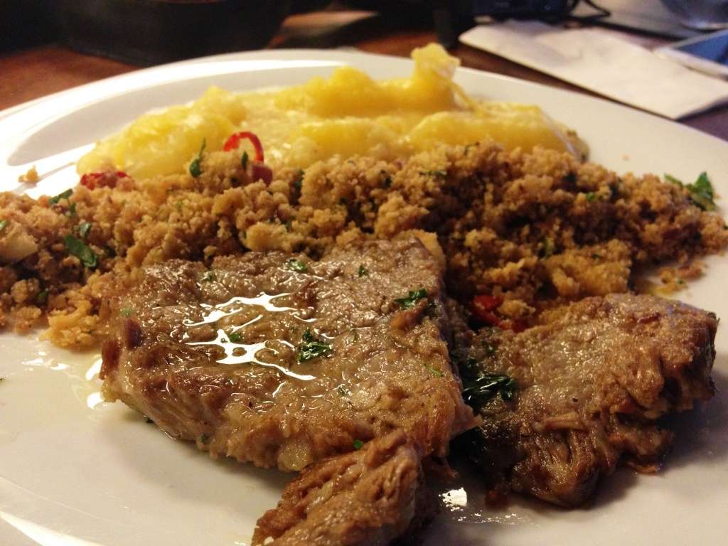 Receita de Cupim assado e Farofa de banana