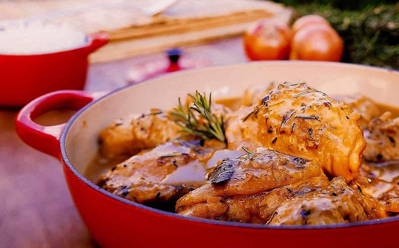 Receita de Ensopado de frango com dendê