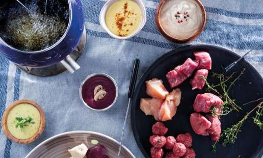 Receita de Fondue de carne Português