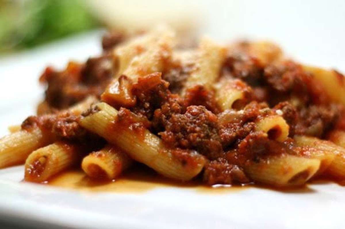 Receita de Macarrão Com Carne Moída