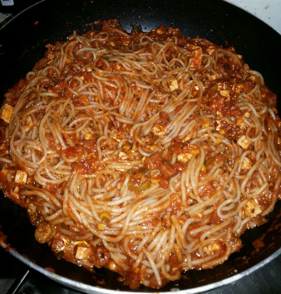 Receita de Macarrão com bacon e calabresa