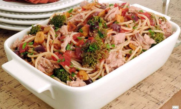 Receita de Macarrão integral com atum