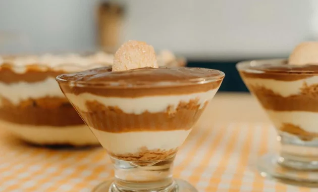 Receita de Pavê de 3 camadas