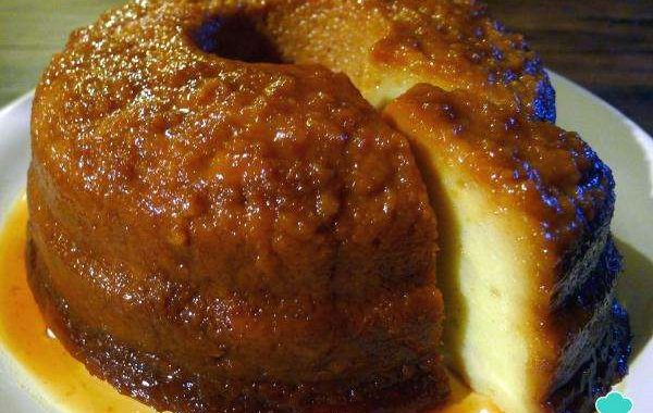 Receita de Pudim de pão caseiro