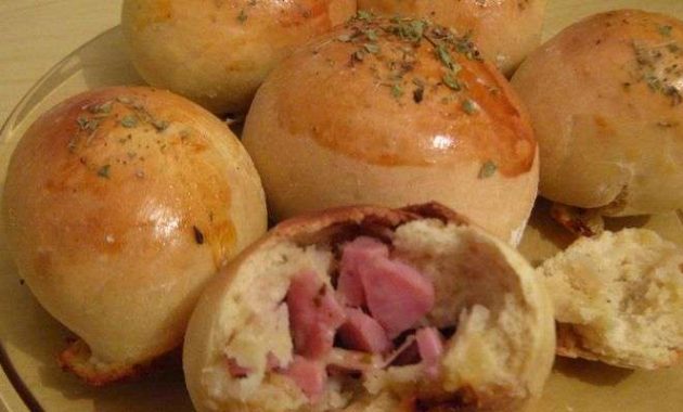 Receita de Pão de cebola Recheado