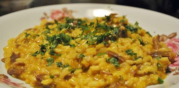 Receita de Risoto de Carne Seca com Abóbora