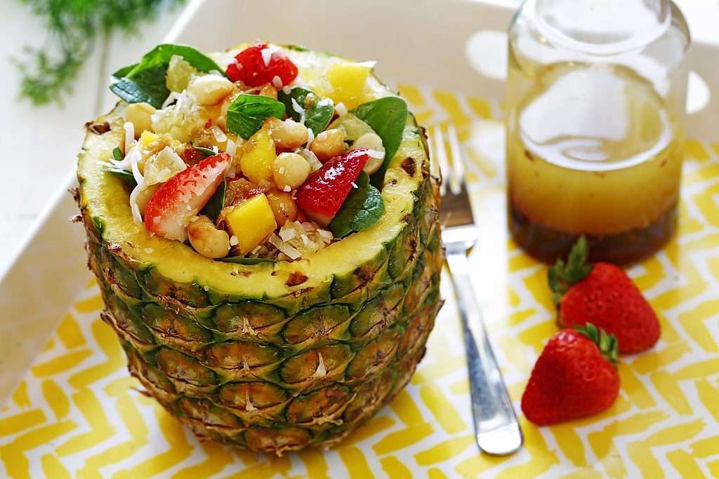 Receita de Salada Tropical Natural