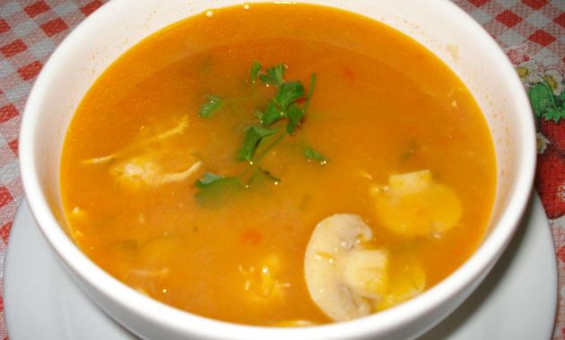 Receita de Sopa de mandioca