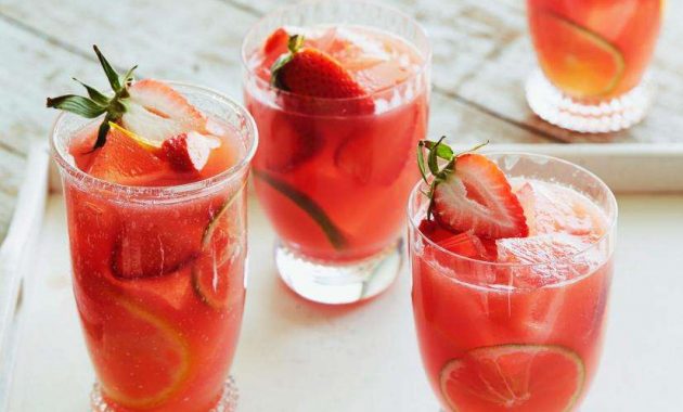 Receita de Suco de Melancia, Morango e Gengibre