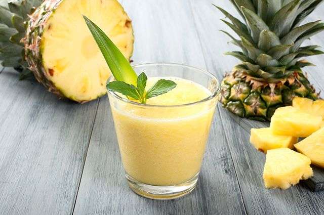 Receita de Suco de abacaxi e hortelã da Vovô