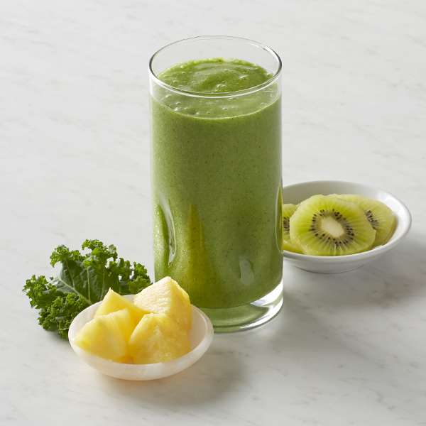 Receita de Suco de abacaxi e kiwi