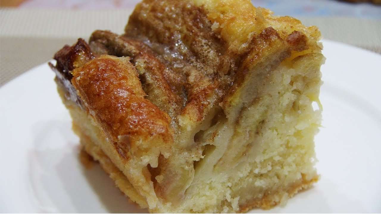 Receita de Torta de banana bem cremosa