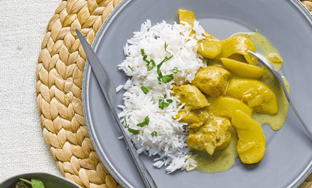 Receita de caril de Frango Delicioso