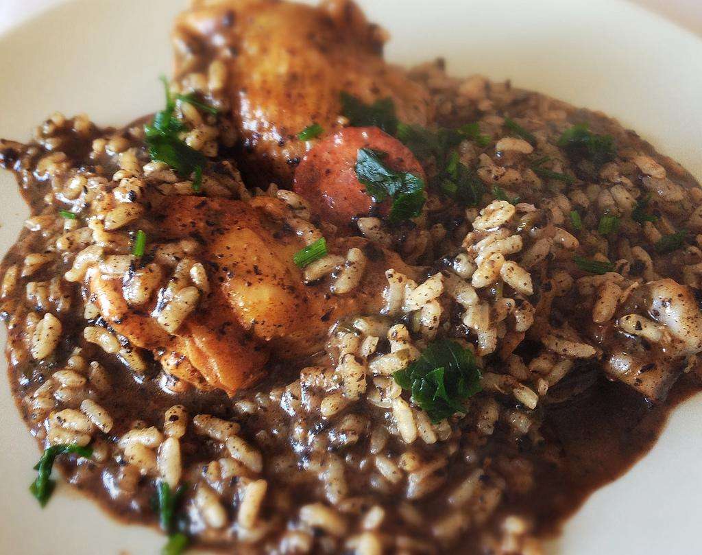 Receita de Arroz de cabidela de galinha