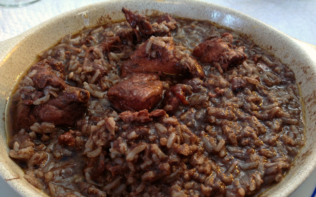 Receita de Arroz de cabidela de galinha caseira