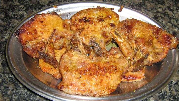 Receita de Bisteca de porco ao forno