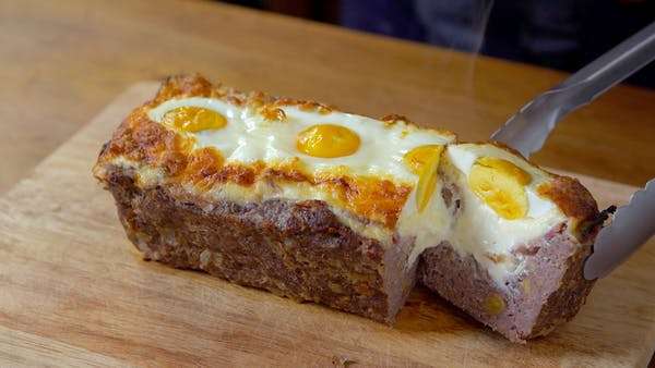 Receita de Bolo de Carne Recheado