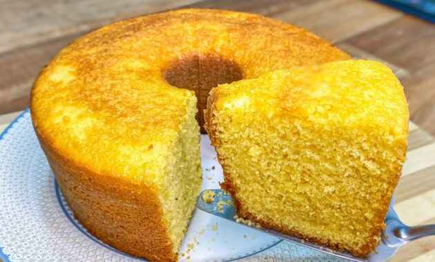 Receita de Bolo de Fubá na Batedeira