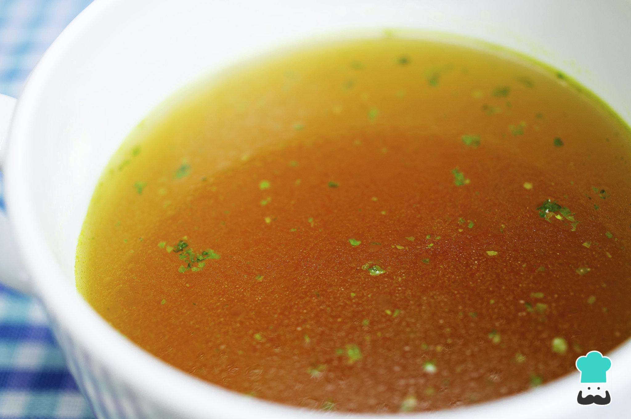 Receita de Caldo de carne caseiro