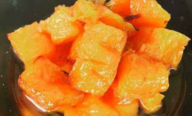 Receita de Doce de abóbora em pedaços deliciosos