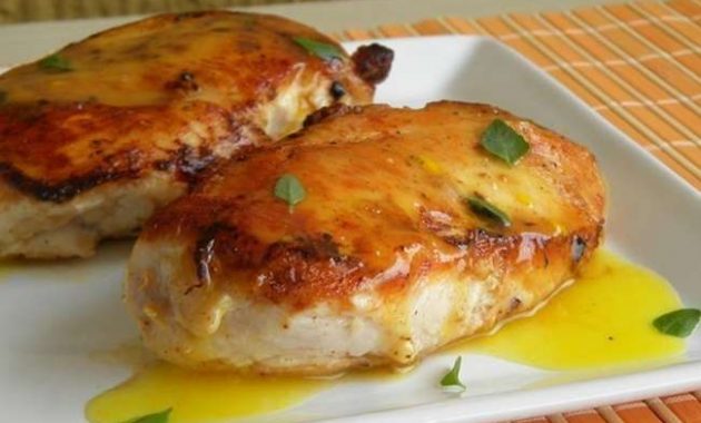 Receita de Frango ao molho de laranja