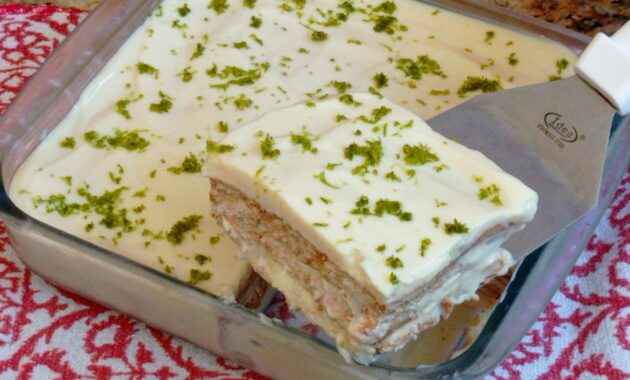 Receita de Pavê de Leite Ninho Fácil e rápido