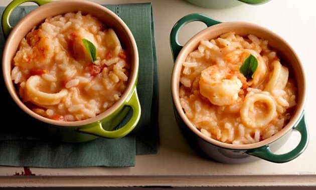 Receita de Risoto de frutos do mar da Vovô